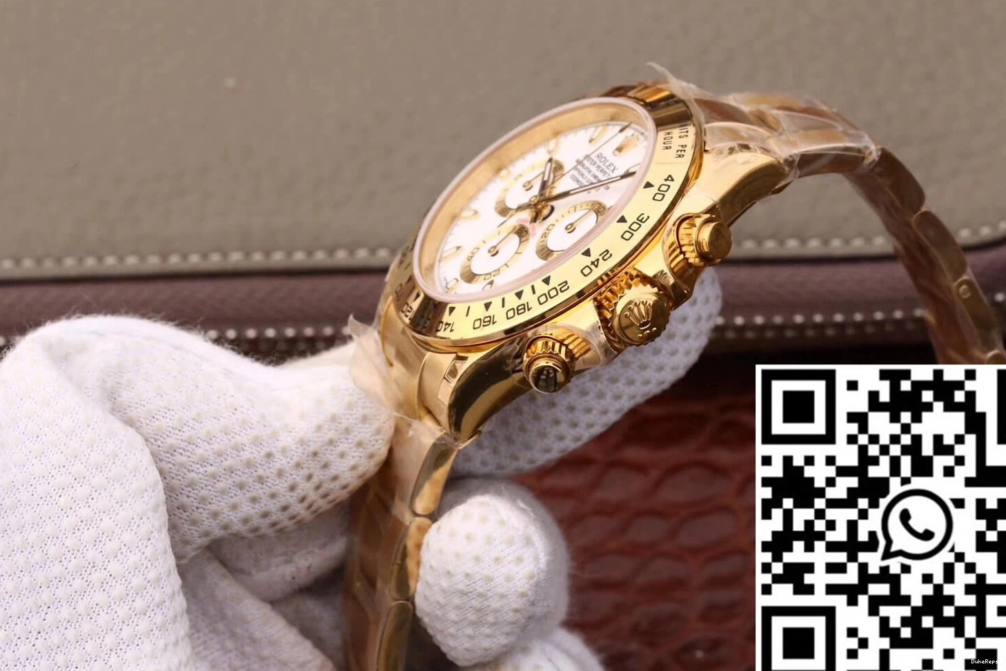 Yellow Rolex JH Cosmograph Gold Factory White M116508-0001 Daytona Dial 0809
